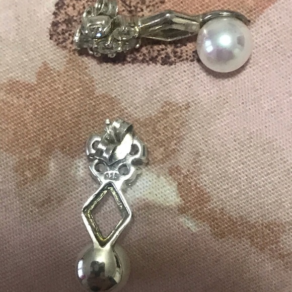 Sterling silver pearl set - Picture 4 of 5
